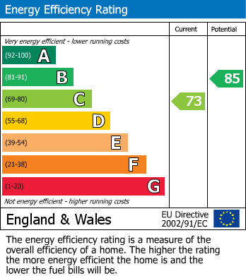 Energy Performance Certificate for Extended semi with double garage