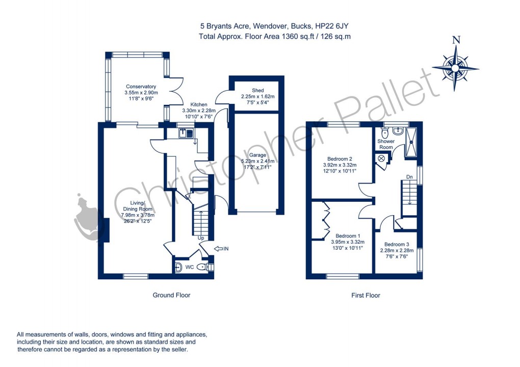 Floorplan for Bryants Acre, Wendover