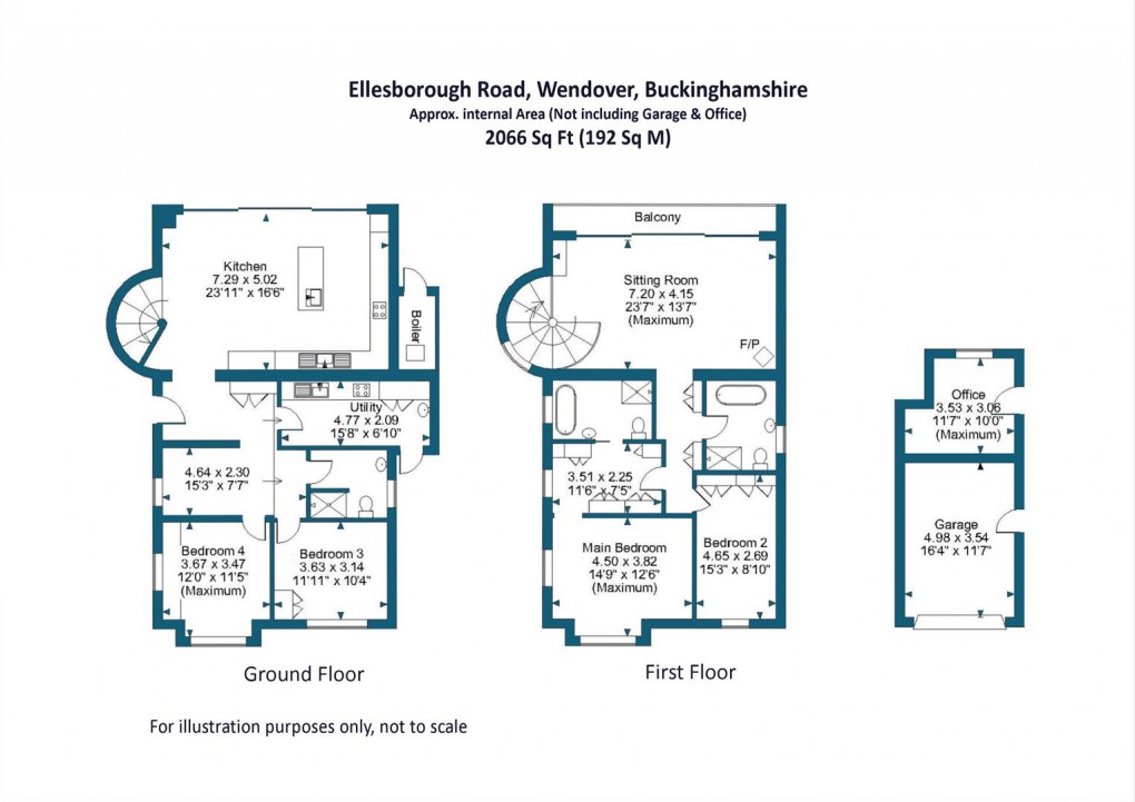 Floorplan for Ellesborough Road, Wendover
