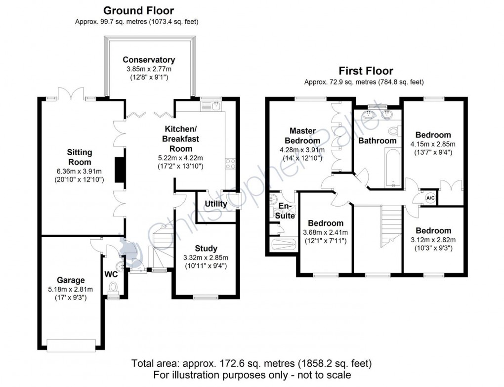 Floorplan for Impressive Detached Home - No Chain