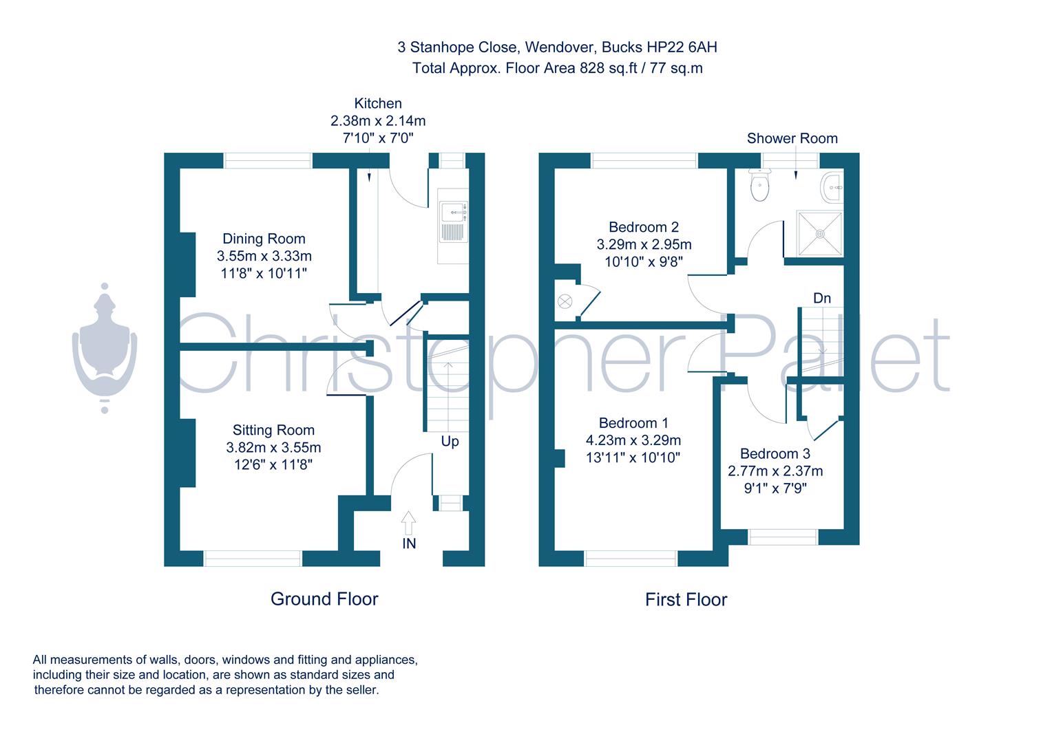 Floorplans For Three Bedroom Home with Large Garden