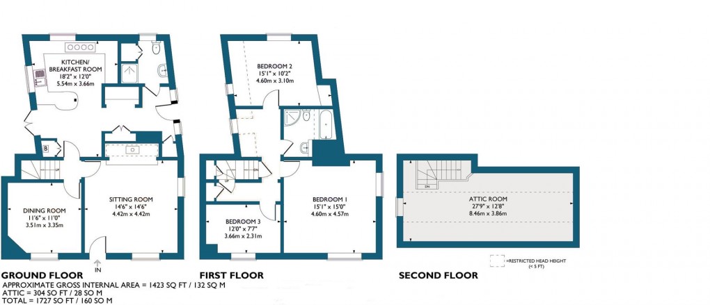 Floorplan for Long Marston