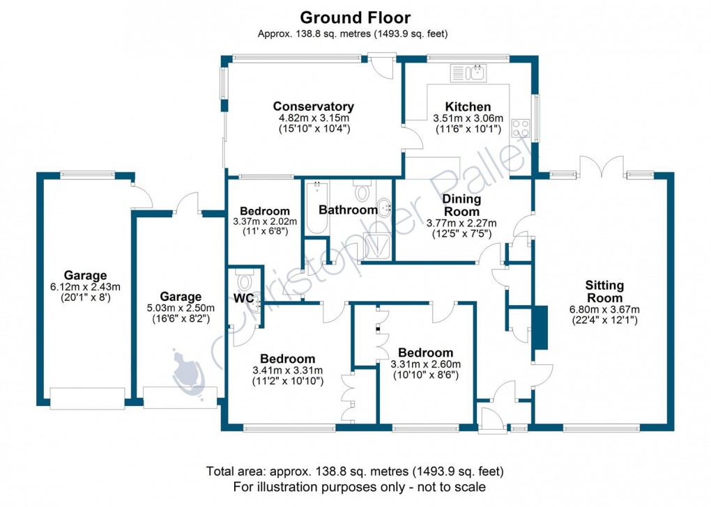 Floorplan for Detached Bungalow
