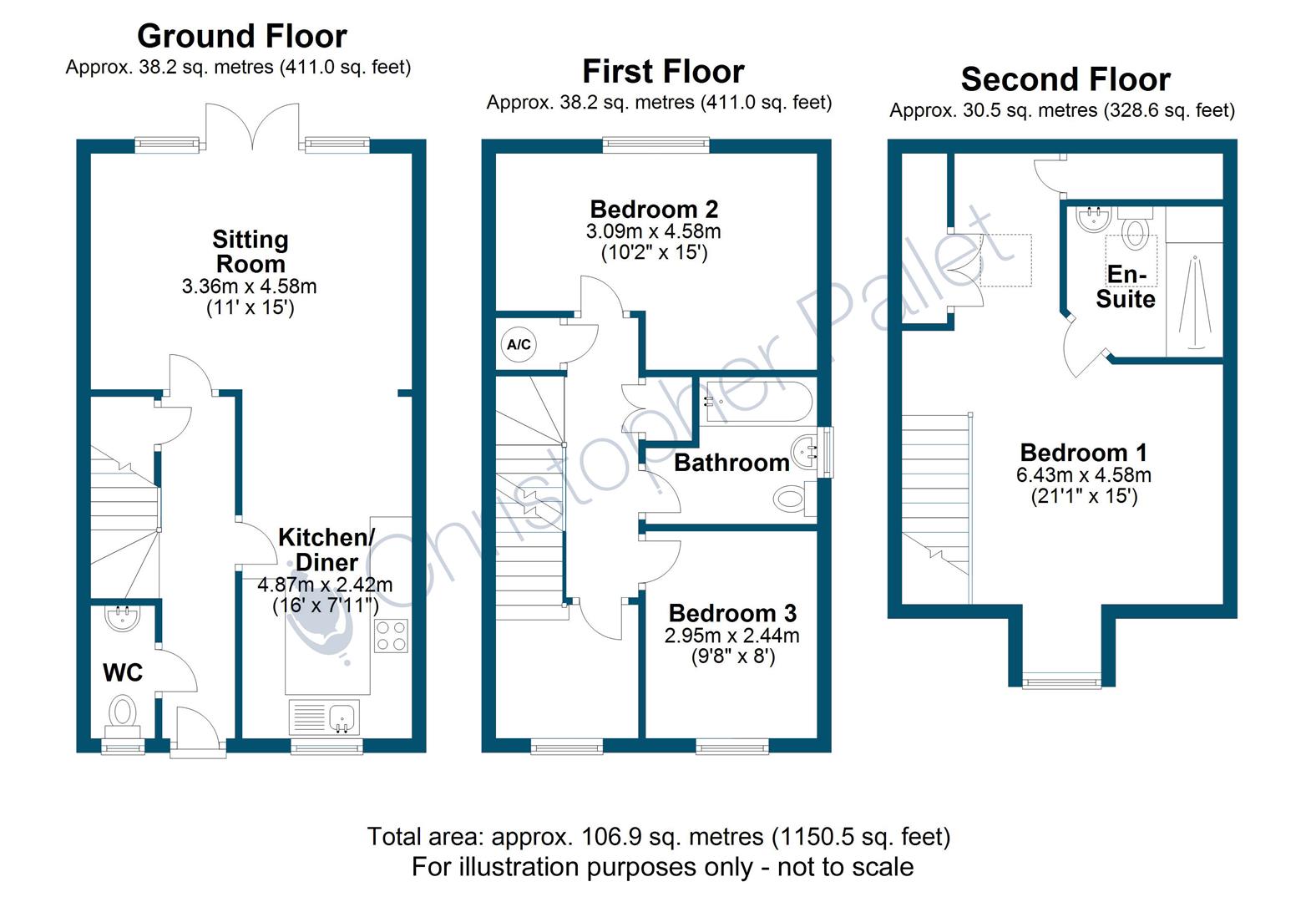 Floorplans For Modern Home, Aston Clinton