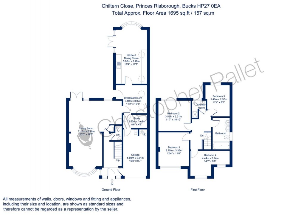 Floorplan for Four Bedroom Family Home