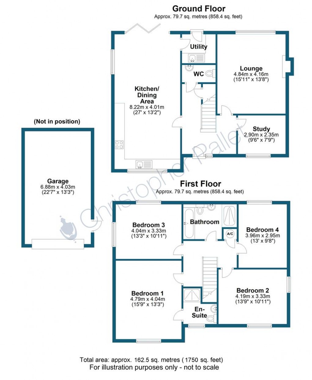 Floorplan for Glebe Meadow - Brand New Home - Ready For Occupation