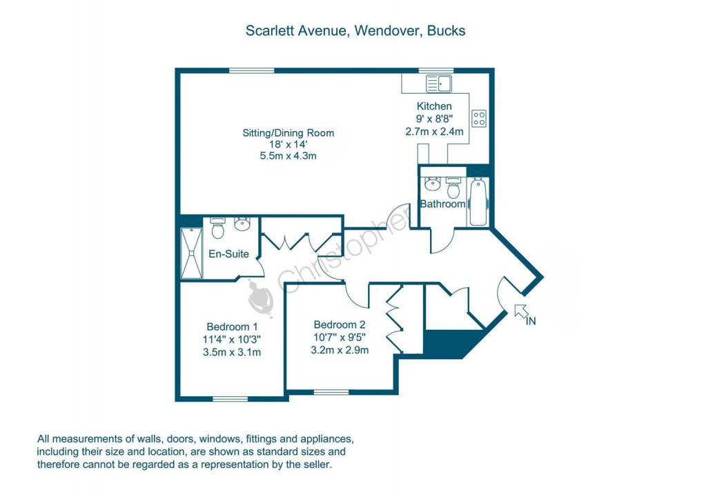 Floorplan for Large apartment Wendover