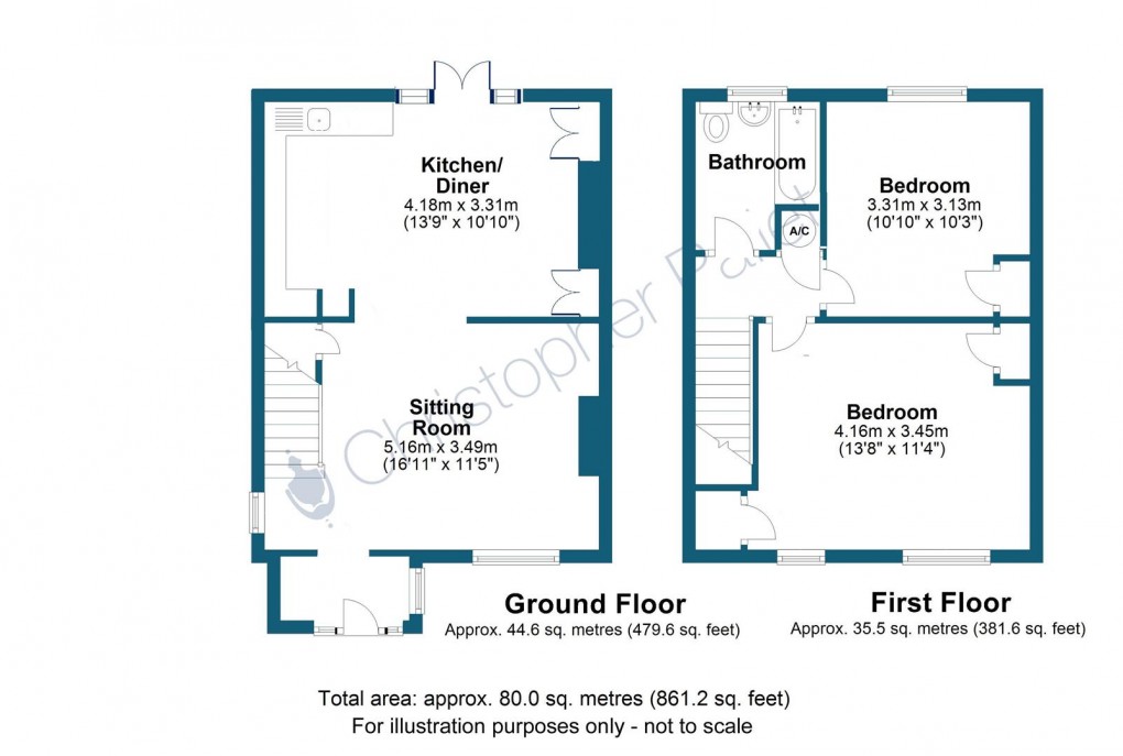 Floorplan for Wendover No upper chain