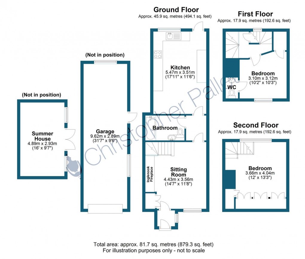 Floorplan for Stunning Cottage Weston Turville