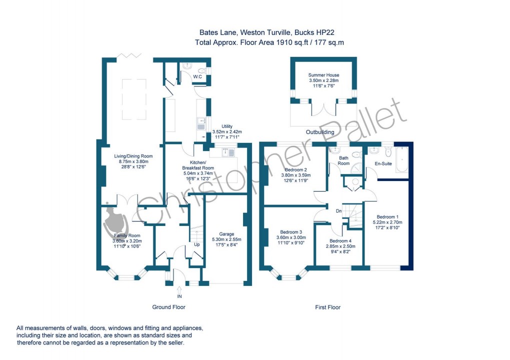 Floorplan for 1930's Extended Semi Detached Home