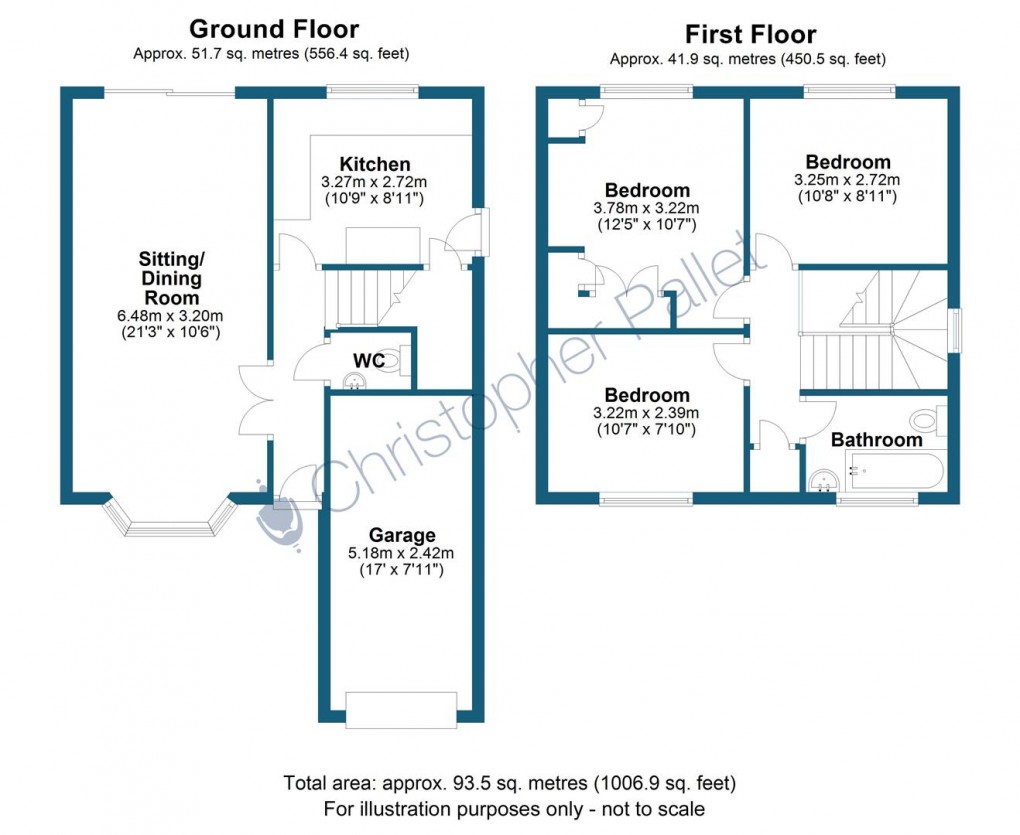Floorplan for Eliot Close, Aylesbury