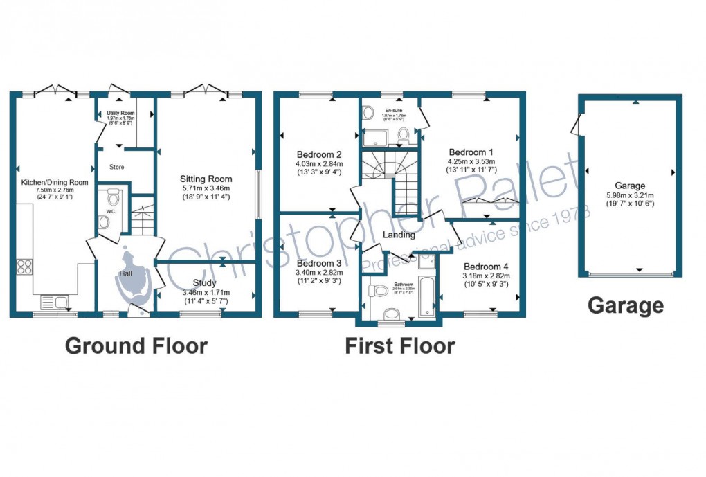 Floorplan for Immaculate Detached Family Home