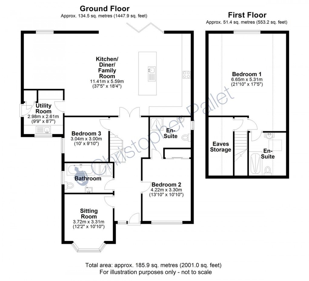Floorplan for Orchard Close, Wendover