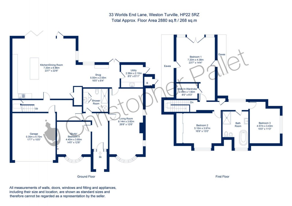Floorplan for Weston Turville