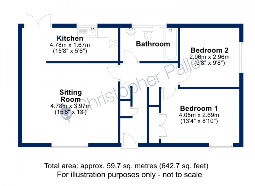 Floorplan for Douglas Gardens, Berkamsted