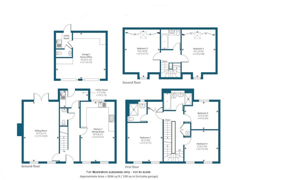 Floorplan for Turney Street, Aylesbury