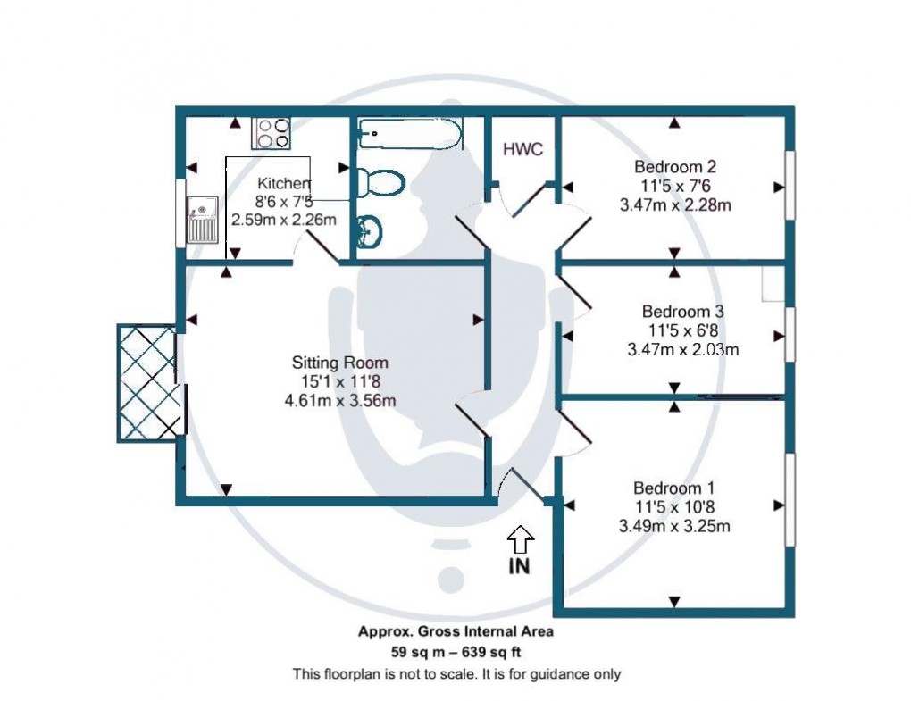 Floorplan for Swan .Mews, Wharf Road, Wendover