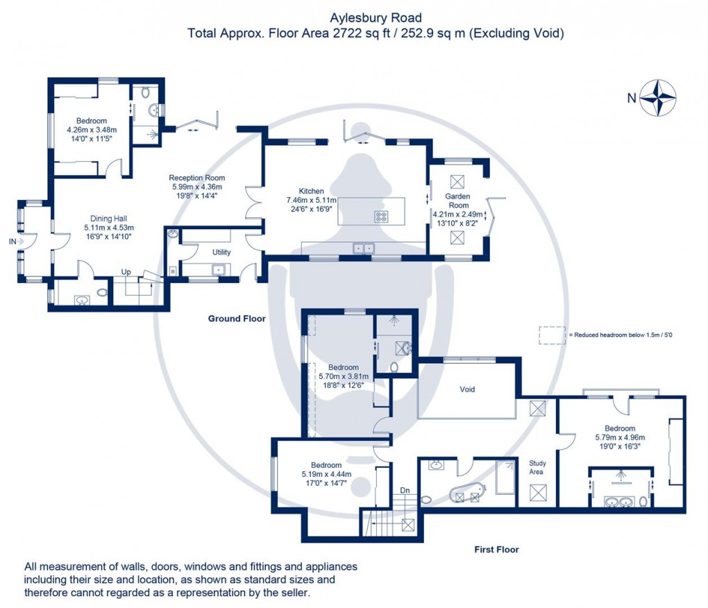 Floorplan for Modern Home - Aston Clinton - No Chain