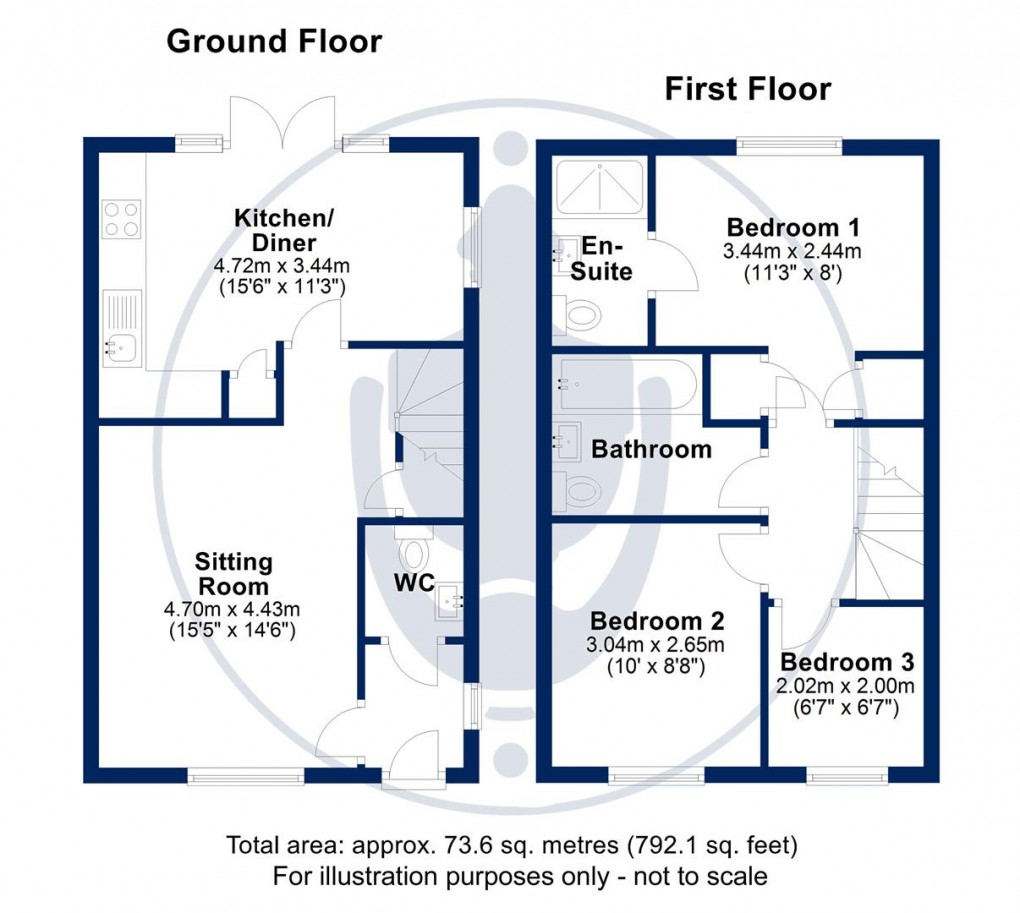 Floorplan for Modern Home, Aston Clinton
