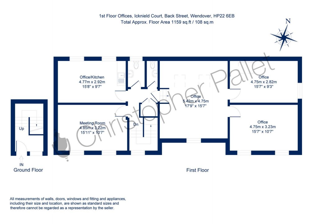 Floorplan for Back Street, Wendover