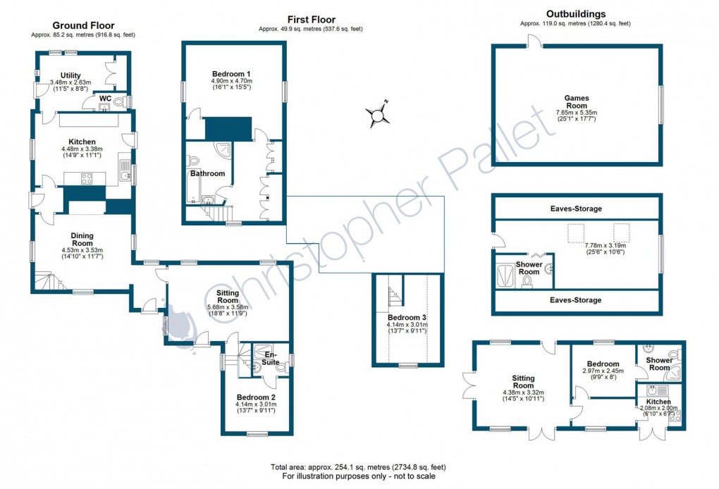 Floorplan for Stunning Countryside Location