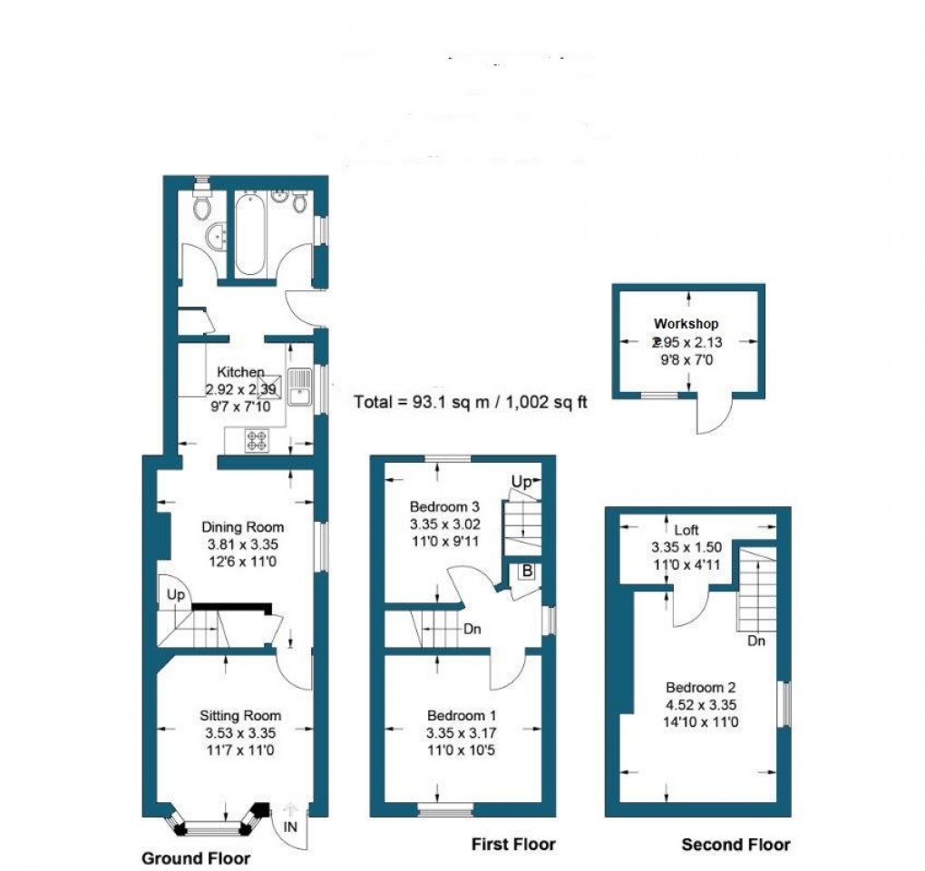 Floorplan for Weston Turville