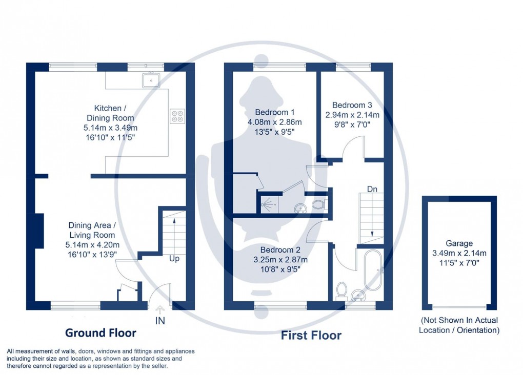 Floorplan for Nightingale Road, Wendover