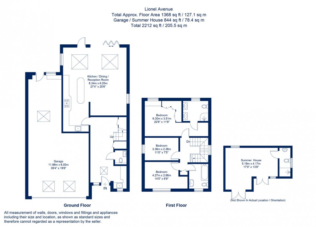 Floorplan for Lionel Avenue, Wendover