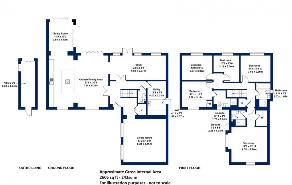 Floorplan for Fleming Road, Wendover