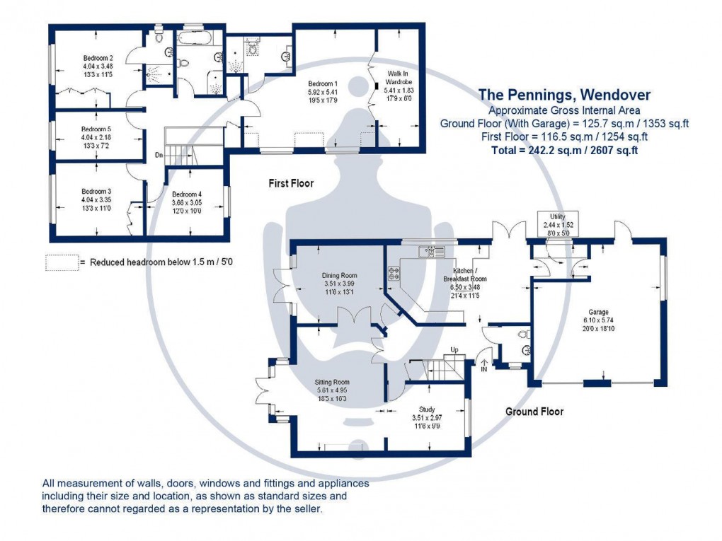 Floorplan for OPEN DAY - SATURDAY 12th JULY - The Pennings, Wendover