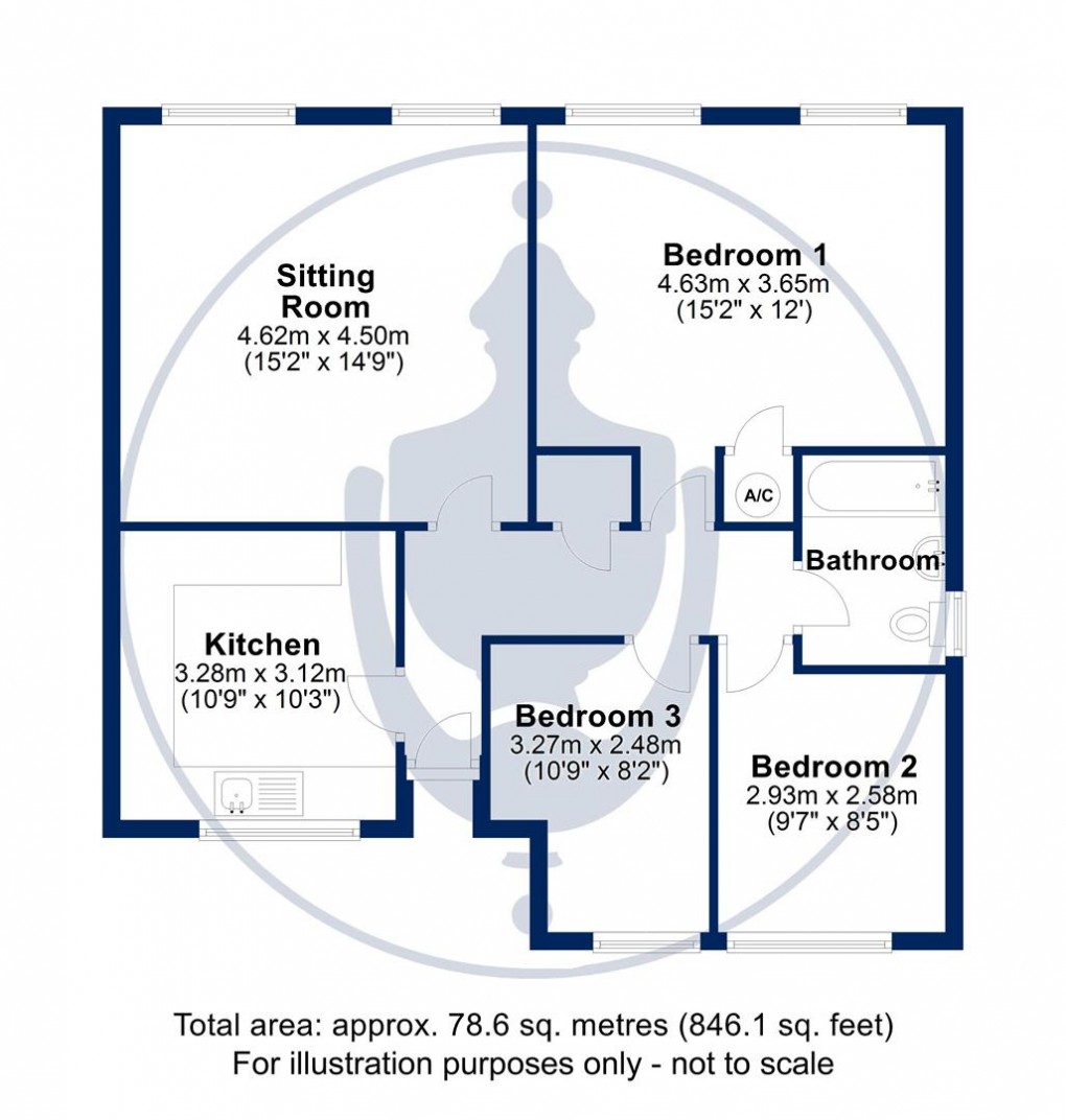 Floorplan for Spacious Maisonette in Central Wendover