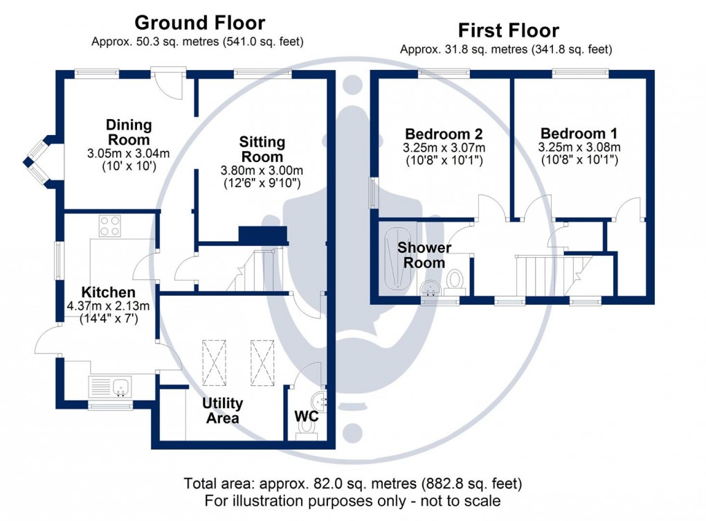 Floorplan for Located in The Heart of Wendover