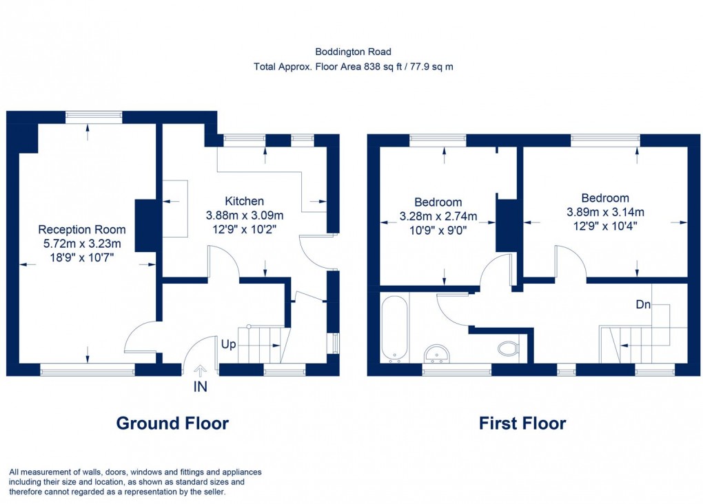 Floorplan for Boddington Road, Wendover