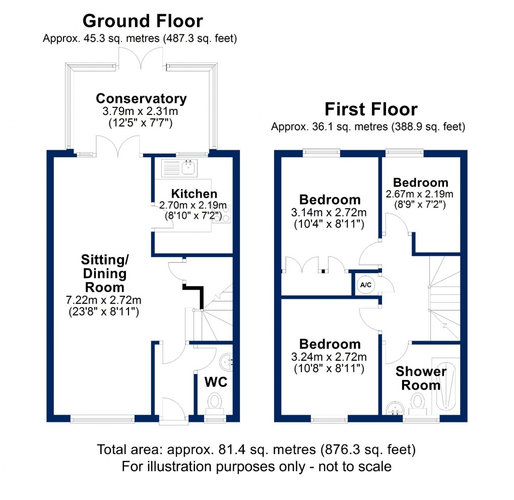 Floorplan for Badgers Meadow, Wendover