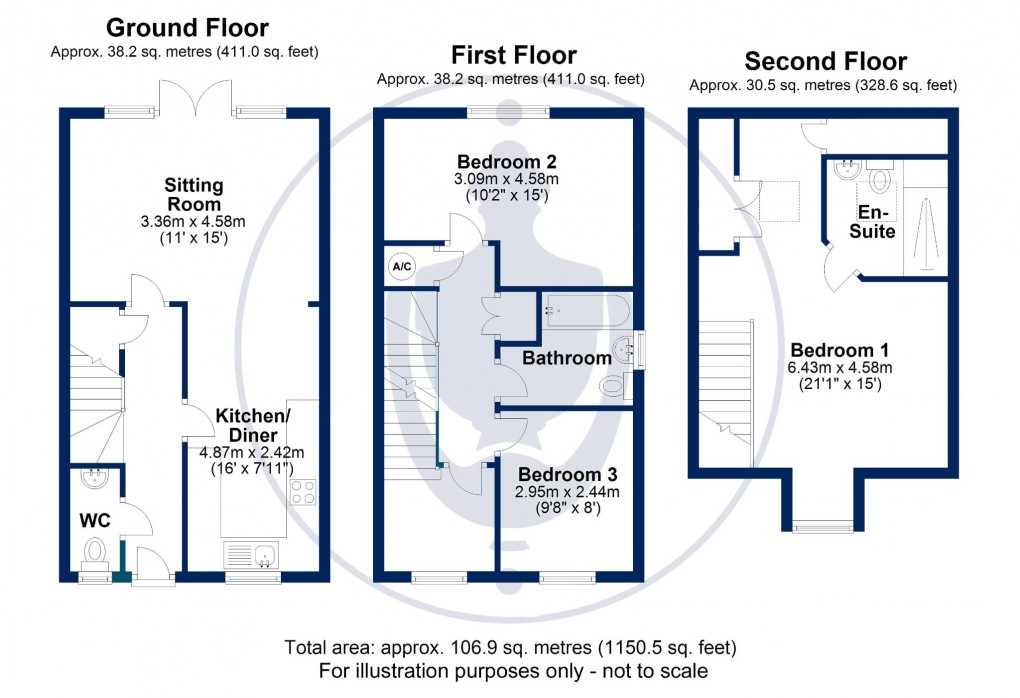 Floorplan for No Chain - Aston Clinton