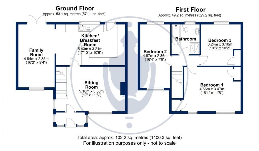 Floorplan for Boddington Road, Wendover