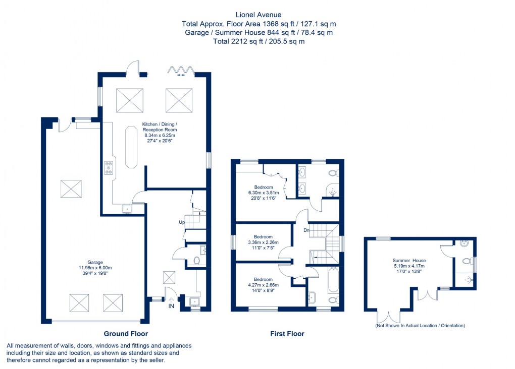 Floorplan for Lionel Avenue, Wendover