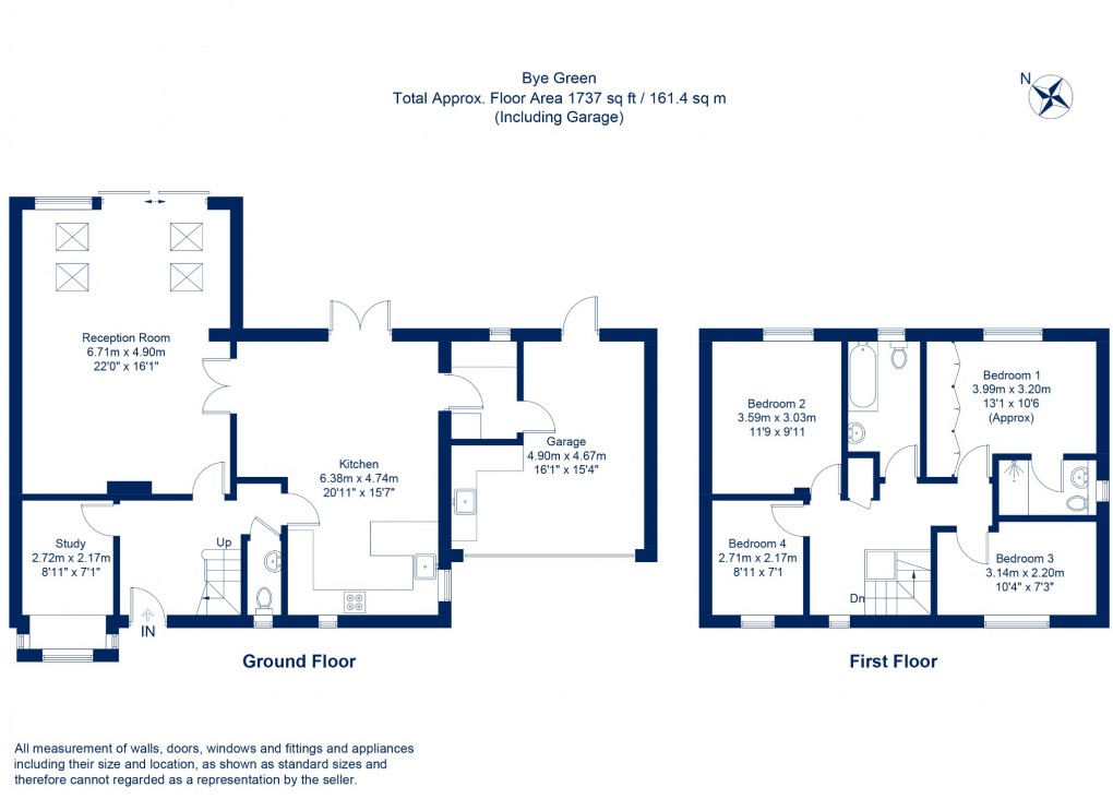 Floorplan for Bye Green, Weston Turville