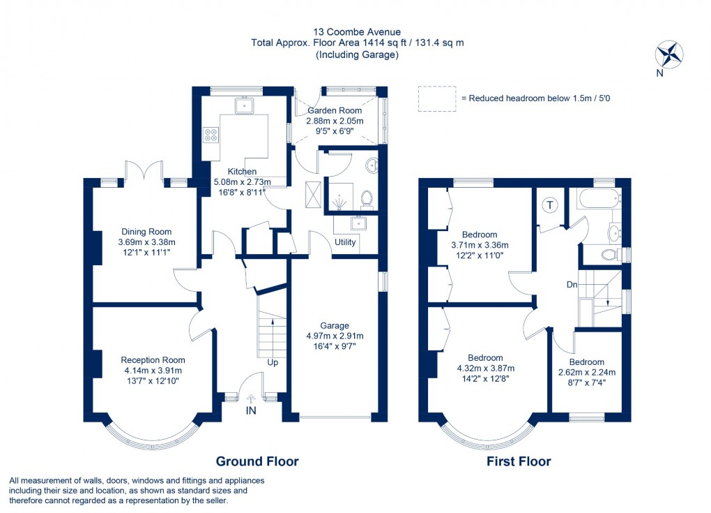 Floorplan for Coombe Avenue, Wendover