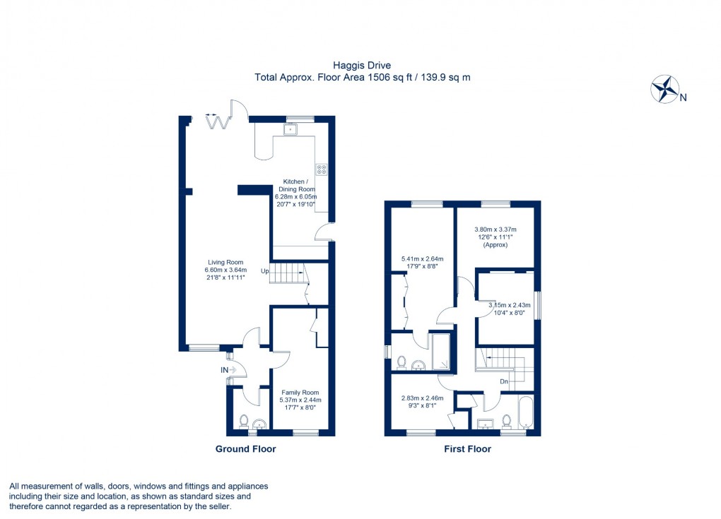 Floorplan for Haglis Drive, Wendover