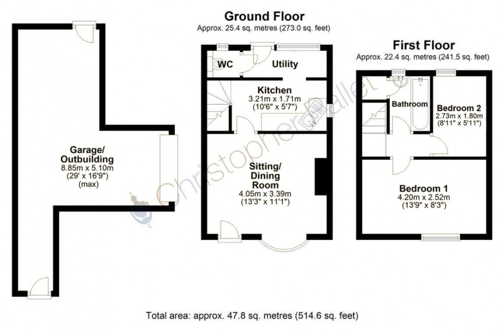 Floorplan for Aylesbury Road, Bierton, Aylesbury, Buckinghamshire, HP22