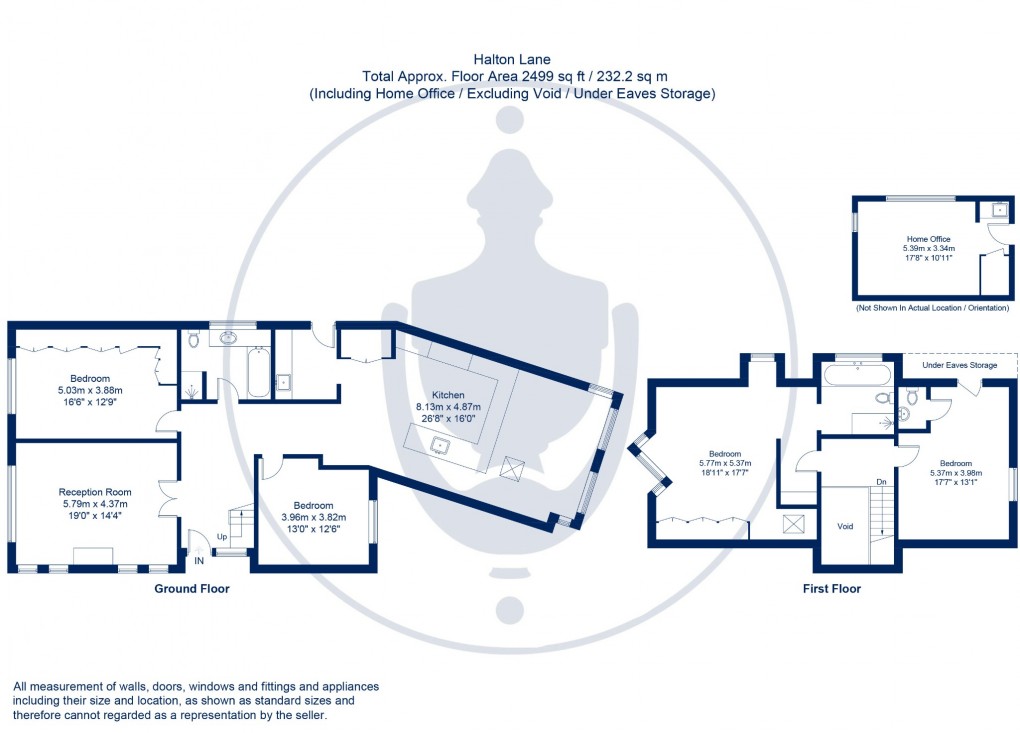 Floorplan for Four Bedroom Detached - No Onward Chain - Wendover