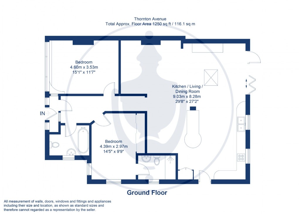 Floorplan for Thornton Crescent, Wendover