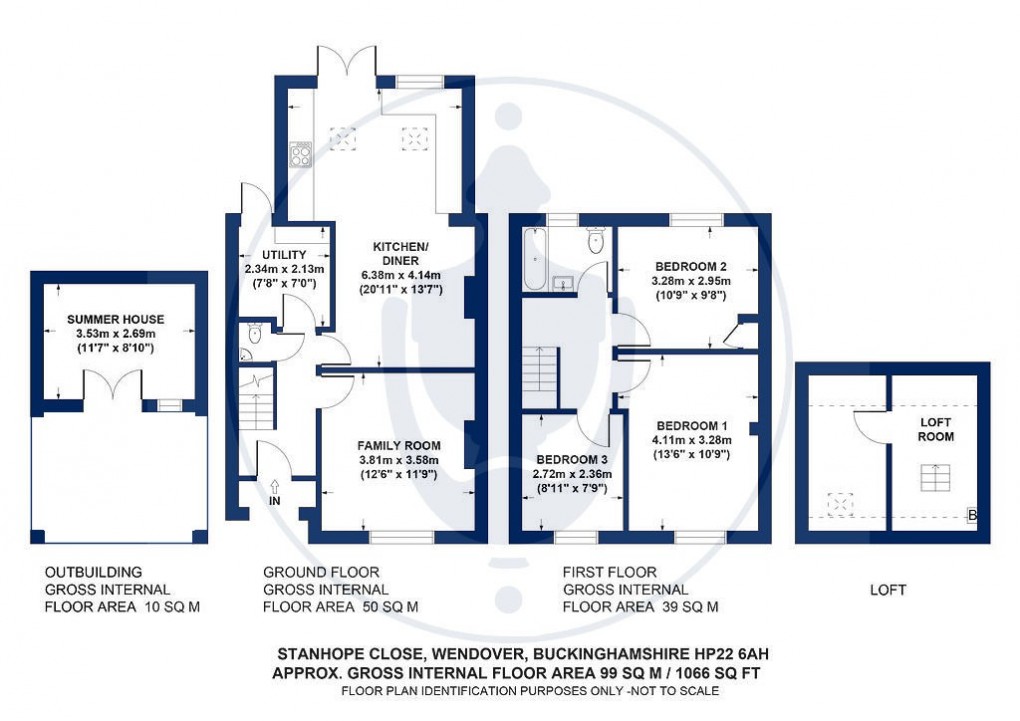 Floorplan for Viewing Day 25th October - Stanhope Close, Wendover